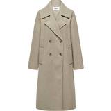 Only Women Outerwear Only Wembley Long Coat - Brown/Weathered Teak