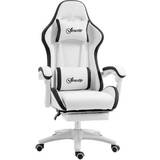 Gaming Chairs Vinsetto Racing Style Gaming Chair with Reclining Function Footrest - Black