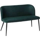 LPD Furniture Settee Benches LPD Furniture Leeds Plywood Zara Green Settee Bench 121x81cm