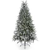 Premier Decorations Flocked Lapland Spruce Green Christmas Tree 152.4cm
