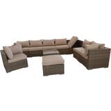 8 piece garden furniture set Furniture One 10-Piece Modular Outdoor Lounge Set, 1 Table incl. 8 Sofas