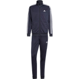 Adidas L - Sportswear Garment Clothing adidas Men Sportswear Basic 3-Stripes Tricot Tracksuit - Legend Ink/White