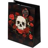 Puckator Skulls and Roses Red Roses Gift Bag Large
