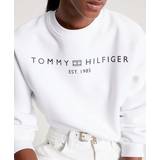 Tommy Hilfiger Clothing on sale Tommy Hilfiger Modern Signature Logo Sweatshirt TH OPTIC WHITE