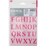 Efco Stencil Letters Large 26 Designs DIN A 5, 21 x 15 x 1 cm