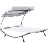 OutSunny Garden Double Hammock Lounger Day Bed Canopy