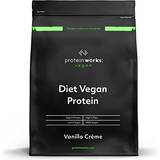 The Protein Works Vitamins & Supplements The Protein Works Vegan Powder Low Calorie Plant Based Vegan Shake Added Extracts 16 Servings Vanilla Crme 500g