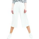 Linen Trousers Regatta Womens Madley Elasticated Casual Trousers Culottes White