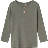 9-12M T-shirts Name It Dusty Olive Kab Blouse Noos