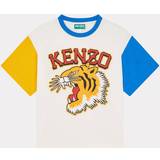 Kenzo Tops Kenzo Kids Short-sleeved Cotton T-shirt Off White Unisex 12Yrs