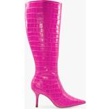 Pink High Boots Dune London 'Spritz' Leather Knee High Boots Pink