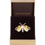 Women Brooches Jon Richard Gold Plated Butterfly Pearl And Mother Of Pearl Brooch Gift Boxed