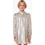Polyester Dresses Children's Clothing Whistles Women's Sadie Sequin Dress Silver
