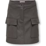 Grey Skirts Only Short Skirt With Pockets