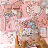 Nail Decoration & Nail Stickers Shein Nail Art Scene Collage Material Diy Set: Kneading Joy Quiet Reading Cute