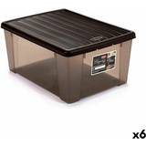 Brown Storage Boxes Stefanplast with Lid Elegance Storage Box