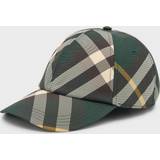 Red Accessories Burberry Check Baseball Cap