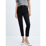 Mango New Mom Cropped Jeans, Open Grey