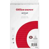 Office Depot Calendar & Notepads Office Depot Notepad Special format Ruled Spiral Bound Paper Soft Cover