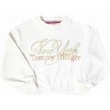 White Sweatshirts Tommy Hilfiger Girls New York Script Sweatshirt White years