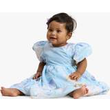 Blue - Everyday Dresses Angel & Rocket Baby Puff Sleeve Floral Print Dress, Blue