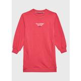 Pink Dresses Tommy Hilfiger Girl's Girls Graphic Logo Sweatshirt Dress Pink years
