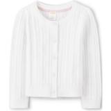 Long Sleeves Cardigans Gymboree Girls Cable Knit Cardigan Uniform in White 100% Combed Cotton