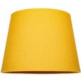 Yellow Lamp Parts Happy Homewares Traditional 6 Light Ochre Mustard Linen Shade