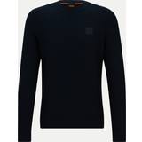 Cashmere Clothing BOSS Anon Knit Jumper Navy