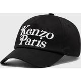 Kenzo Men Clothing Kenzo Black x Verdy Brand-embroidered Cotton-canvas cap 1SIZE