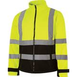 Black Work Jackets Hi-vis Yellow/Black Soft Shell Jacket EN20471