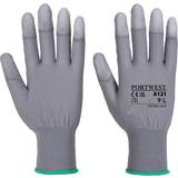 XS Work Gloves Portwest PU Fingertip Glove Grey
