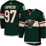 NHL Game Jerseys adidas Men's Kirill Kaprizov Green Minnesota Wild Home Primegreen Authentic Player Jersey
