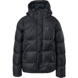 Down jackets - Removable Hood Helly Hansen Jr Vision Puffy Jacket - Black (41755-990)