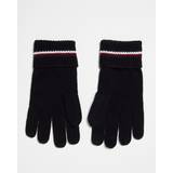 Tommy Hilfiger Gloves & Mittens Tommy Hilfiger corporate knit gloves in blackOne Size