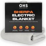 Electric Blankets OHS Sherpa Heated Electric Blanket Throw Double