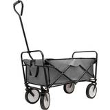 Utility Wagons Leisurewize Outdoor Utility Garden Trolley Collapsible Folding Wagon Cart