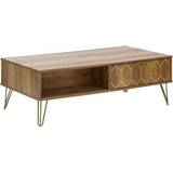 Furniture GFW Orleans Mango Gold Coffee Table 59x95cm