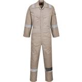 Green Overalls Portwest Flame Resistant Super Light Weight Anti-Static Coverall 210g