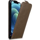 Apple iPhone 12 Wallet Cases Cadorabo COFFEE BROWN Flip Case for Apple iPhone 12 12 PRO Cover Book Wallet Protection PU Leather Magnetic Etui Brown