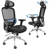 Cottons Office Chairs Vevor Ergonomic Mesh Black Office Chair 129cm