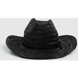 Brixton Houston Straw Cowboy Hat Black