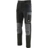 W41 Work Pants Caterpillar Essentials Stretch Slim Fit Cargo Work Trousers Black 32R