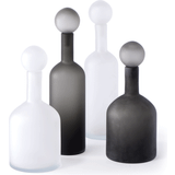 Polspotten 'bubbles & Bottles' Set Of Four, Black