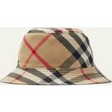 Men - Red Hats Burberry Reversible Cotton Blend Bucket Hat