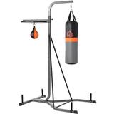 Head Protection Punching Bags Homcom Punchbag and Speedball Boxing Station Frame Freestanding Training