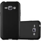 Metal Cases Cadorabo METAL BLACK Hard Case for Samsung Galaxy J1 2015 case cover Black