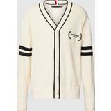 Tommy Hilfiger Men Cardigans Tommy Hilfiger Monotype Tipped Cardigan CALICO