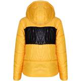 Yellow Jackets 13 Years Kids Girls Boys Mustard Contrast Panel Jackets Hooded Padded Warm Coats 5-13 Yr Yellow 13-14yrs