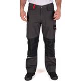 Grey Work Pants Lee Cooper Fashion Fit Multi Pocket Trouser Grey 36L